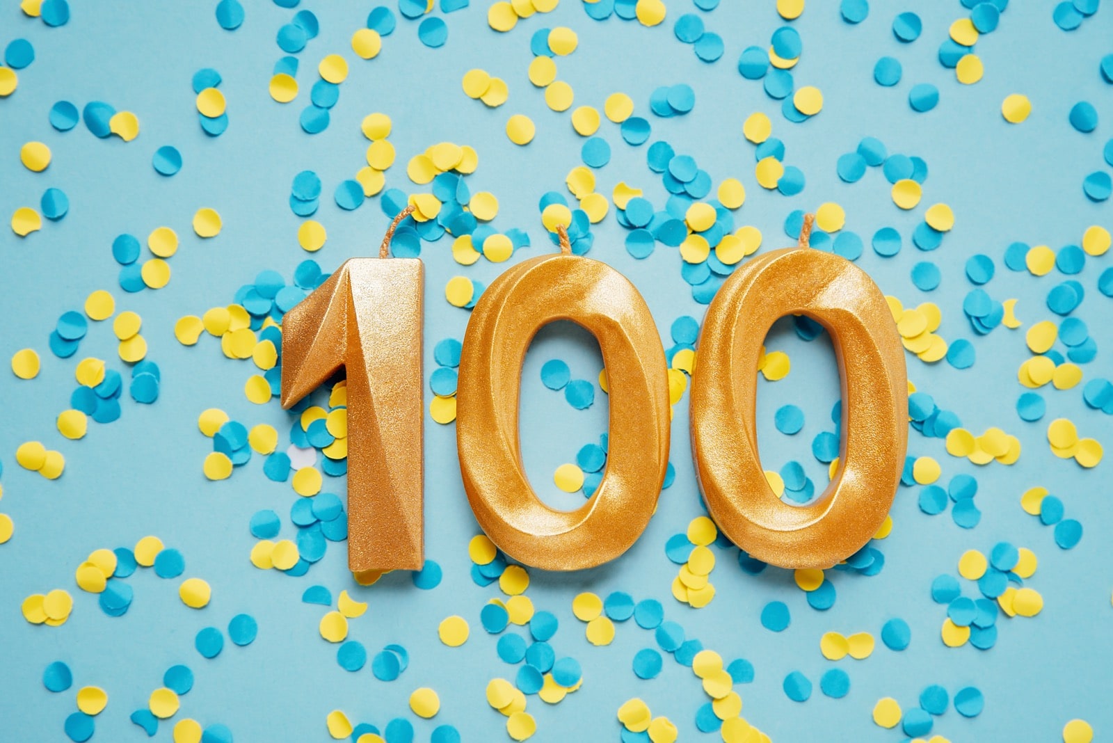 festive one hundred number with confetti celebrati 2026 03 19 23 09 35 utc